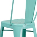 Flash Furniture ET-3534-30-MINT-GG Bar Stool w/ Curved Back & Metal Seat, Mint thumbnail 8