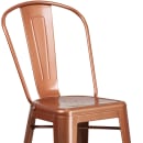 Flash Furniture ET-3534-30-POC-GG Bar Stool w/ Curved Back & Metal Seat, Copper thumbnail 7