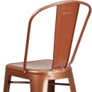 Flash Furniture ET-3534-30-POC-GG Bar Stool w/ Curved Back & Metal Seat, Copper thumbnail 8