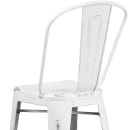 Flash Furniture ET-3534-30-WH-GG Bar Stool w/ Curved Back & Metal Seat, Distressed White thumbnail 8