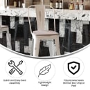 Flash Furniture ET-3534-30-WH-PL1G-GG Counter Height Bar Stool w/ Curved Back & 30" Wood Seat, White thumbnail 5