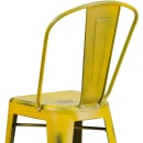 Flash Furniture ET-3534-30-YL-GG Bar Stool w/ Curved Back & Metal Seat, Distressed Yellow thumbnail 8