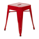 Flash Furniture ET-BT3503-18-RED-GG Stacking Backless Dining Stool - Iron, Red thumbnail 5
