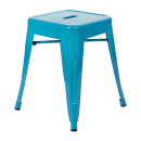 Flash Furniture ET-BT3503-18-TL-GG Stacking Backless Dining Stool - Iron, Teal thumbnail 5