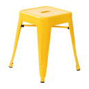 Flash Furniture ET-BT3503-18-YL-GG Stacking Backless Dining Stool - Iron, Yellow thumbnail 3