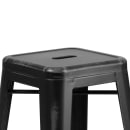 Flash Furniture ET-BT3503-30-BK-GG Backless Bar Stool w/ Metal Seat, Distressed Black thumbnail 4