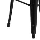 Flash Furniture ET-BT3503-30-BK-GG Backless Bar Stool w/ Metal Seat, Distressed Black thumbnail 5