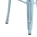 Flash Furniture ET-BT3503-30-DB-GG Backless Bar Stool w/ Metal Seat, Distressed Green Blue thumbnail 5