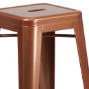 Flash Furniture ET-BT3503-30-POC-GG Backless Bar Stool w/ Metal Seat, Copper thumbnail 3