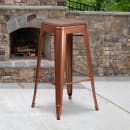 Flash Furniture ET-BT3503-30-POC-WD-GG Backless Bar Stool w/ Wood Seat, Copper thumbnail 2