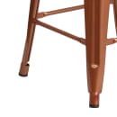 Flash Furniture ET-BT3503-30-POC-WD-GG Backless Bar Stool w/ Wood Seat, Copper thumbnail 3