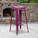 Flash Furniture ET-BT3503-30-PUR-GG Backless Bar Stool w/ Metal Seat, Purple thumbnail 6