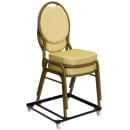 Flash Furniture FD-BAN-CH-DOLLY-GG Stacking Chair Dolly w/ (10) Chair Capacity - Steel, Black thumbnail 2