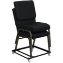 Flash Furniture FD-BAN-CH-DOLLY-GG Stacking Chair Dolly w/ (10) Chair Capacity - Steel, Black thumbnail 3