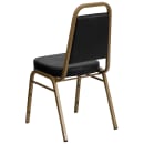 Flash Furniture FD-BHF-1-ALLGOLD-BK-GG Stacking Banquet Chair w/ Black Vinyl Back & Seat - Steel Frame, Gold thumbnail 4
