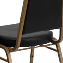 Flash Furniture FD-BHF-1-ALLGOLD-BK-GG Stacking Banquet Chair w/ Black Vinyl Back & Seat - Steel Frame, Gold thumbnail 8