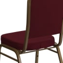 Flash Furniture FD-C01-ALLGOLD-3169-GG Stacking Banquet Chair w/ Burgundy Fabric Back & Seat - Steel Frame, Gold thumbnail 8