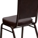 Flash Furniture FD-C01-COPPER-BRN-VY-GG Stacking Banquet Chair w/ Brown Vinyl Back & Seat - Steel Frame, Copper Vein thumbnail 8