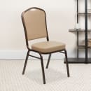 Flash Furniture FD-C01-COPPER-TN-VY-GG Stacking Banquet Chair w/ Tan Vinyl Back & Seat - Steel Frame, Copper Vein thumbnail 10