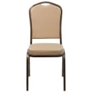 Flash Furniture FD-C01-COPPER-TN-VY-GG Stacking Banquet Chair w/ Tan Vinyl Back & Seat - Steel Frame, Copper Vein thumbnail 5