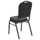 Flash Furniture FD-C01-SILVERVEIN-GY-GG Stacking Banquet Chair w/ Gray Fabric Back & Seat - Steel Frame, Silver Vein thumbnail 4