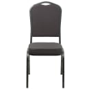Flash Furniture FD-C01-SILVERVEIN-GY-GG Stacking Banquet Chair w/ Gray Fabric Back & Seat - Steel Frame, Silver Vein thumbnail 5