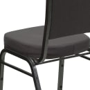 Flash Furniture FD-C01-SILVERVEIN-GY-GG Stacking Banquet Chair w/ Gray Fabric Back & Seat - Steel Frame, Silver Vein thumbnail 8