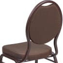 Flash Furniture FD-C04-COPPER-008-T-02-GG Stacking Banquet Chair w/ Brown Patterned Fabric Back & Seat - Steel Frame, Copper Vein thumbnail 8
