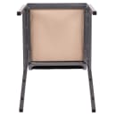 Flash Furniture FD-LUX-SIL-DKGY-GG Stacking Banquet Chair w/ Dark Gray Fabric Back & Seat - Steel Frame, Silver Vein thumbnail 10