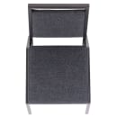 Flash Furniture FD-LUX-SIL-DKGY-GG Stacking Banquet Chair w/ Dark Gray Fabric Back & Seat - Steel Frame, Silver Vein thumbnail 9