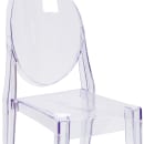 Flash Furniture FH-111-APC-CLR-GG Ghost Side Chair w/ Plain Back - Polycarbonate, Transparent Crystal thumbnail 7