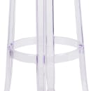 Flash Furniture FH-118-APC2-GG Backless Bar Stool w/ Plastic Seat, Transparent Crystal thumbnail 3