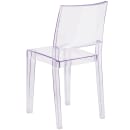 Flash Furniture FH-121-APC-GG Stacking Side Chair w/ Plain Back - Polycarbonate, Transparent Crystal thumbnail 4