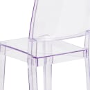 Flash Furniture FH-121-APC-GG Stacking Side Chair w/ Plain Back - Polycarbonate, Transparent Crystal thumbnail 8