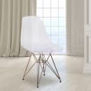 Flash Furniture FH-130-CPC1-GG Ghost Side Chair - Polypropylene, Transparent Crystal thumbnail 9