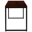 Flash Furniture GC-GF156-12-MHG-GG Office Desk w/ Mahogany Laminate Top & Black Steel Frame - 47 1/4"W x 23 1/2"D x 29 1/2"H thumbnail 3