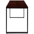 Flash Furniture GC-GF156-14-MHG-GG Office Desk w/ Mahogany Laminate Top & Black Steel Frame - 55"W x 23 1/2"D x 29 3/4"H thumbnail 3