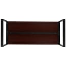 Flash Furniture GC-GF156-14-MHG-GG Office Desk w/ Mahogany Laminate Top & Black Steel Frame - 55"W x 23 1/2"D x 29 3/4"H thumbnail 9