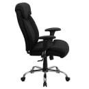 Flash Furniture GO-1235-BK-FAB-A-GG Swivel Big & Tall Office Chair w/ High Back - Black Fabric Upholstery thumbnail 2
