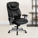 Flash Furniture GO-1534-BK-LEA-GG Swivel Big & Tall Office Chair w/ High Back - Black LeatherSoft Upholstery thumbnail 9