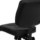 Flash Furniture GO-1574-BK-GG Swivel Office Chair w/ Mid Back - Black LeatherSoft Upholstery thumbnail 8
