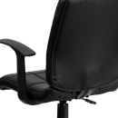 Flash Furniture GO-1691-1-BK-A-GG Swivel Office Chair w/ Mid Back - Black Vinyl Upholstery thumbnail 8