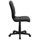 Flash Furniture GO-1691-1-BK-GG Swivel Office Chair w/ Mid Back - Black Vinyl Upholstery thumbnail 3