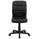 Flash Furniture GO-1691-1-BK-GG Swivel Office Chair w/ Mid Back - Black Vinyl Upholstery thumbnail 5