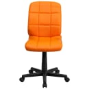 Flash Furniture GO-1691-1-ORG-GG Swivel Office Chair w/ Mid Back - Orange Vinyl Upholstery thumbnail 5