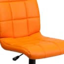 Flash Furniture GO-1691-1-ORG-GG Swivel Office Chair w/ Mid Back - Orange Vinyl Upholstery thumbnail 7