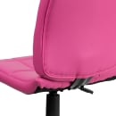 Flash Furniture GO-1691-1-PINK-GG Swivel Office Chair w/ Mid Back - Pink Vinyl Upholstery thumbnail 8