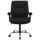 Flash Furniture GO-2073F-GG Swivel Big & Tall Office Chair w/ Mid Back - Black Polyester Upholstery thumbnail 5