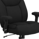 Flash Furniture GO-2073F-GG Swivel Big & Tall Office Chair w/ Mid Back - Black Polyester Upholstery thumbnail 7