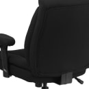 Flash Furniture GO-2073F-GG Swivel Big & Tall Office Chair w/ Mid Back - Black Polyester Upholstery thumbnail 8